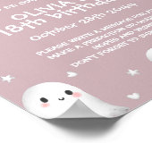 Poster Symbole Éffrayant d'une heure d'Halloween (Coin)