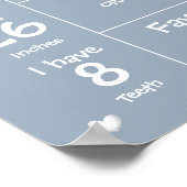 Poster Symbole Éffrayant d'une heure d'Halloween (Coin)