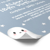 Poster Symbole Éffrayant d'une heure d'Halloween (Coin)