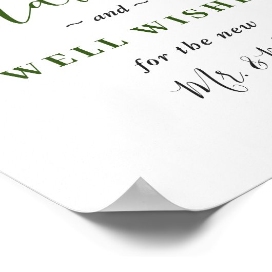 Poster Symbole Elegant White Orchid Conseils et Bien Envi (Coin)