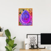 Poster Symbole élémentaire Ether Meditation Aid Tattva (Bureau à domicile)
