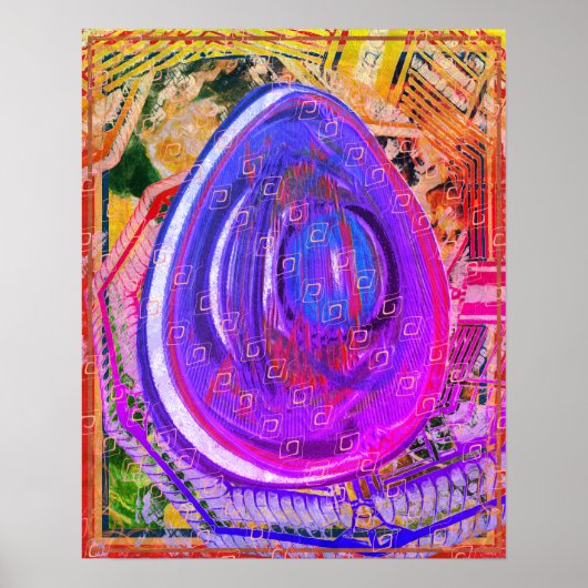 Poster Symbole élémentaire Ether Meditation Aid Tattva (Devant)