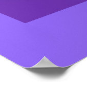 Poster Symbole Elomin / or bleu violet (Coin)