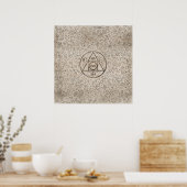 Poster Symbole en pierre du philosophe motif alchimique 3 (Cuisine)
