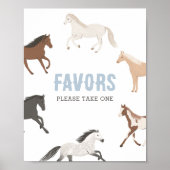 Poster Symbole équestre Horse Cowboy (Devant)