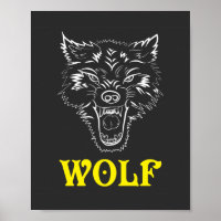 Symbole et symbole du logo du loup