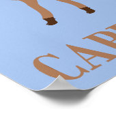 Poster Symbole étoile Capricorne Chèvre (Coin)