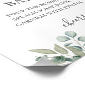 Poster SYMBOLE Eucalyptus Mariage de verdure Mimosa (Coin)