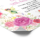 Poster Symbole Fairy Floral Anniversaire de fête Heure Ca (Coin)