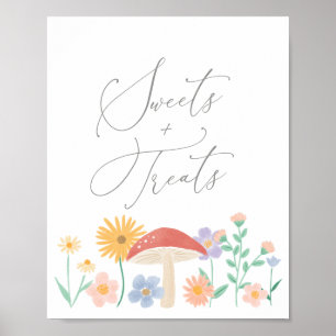 Poster Symbole Fairy Floral Girl Anniversaire Douceurs et