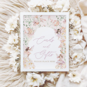 Poster Symbole Fairy Rose Girls Cartes et cadeaux