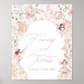 Poster Symbole Fairy Rose Girls Faveurs et Traitements (Devant)
