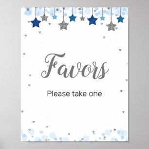 Poster Symbole Favori Twinkle Aquarelle