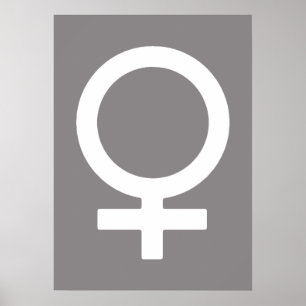 Poster Symbole féminin du titane