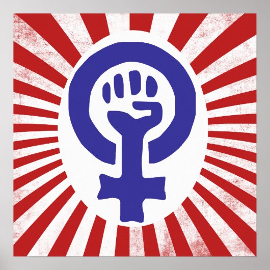 Poster Symbole féministe (Devant)