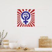 Poster Symbole féministe (Cuisine)