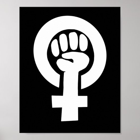 Poster Symbole féministe (Devant)