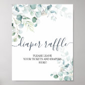 Poster SYMBOLE Feuille DE REQUÊTE Éucalyptus (Devant)