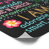 Poster Symbole Feuille tropical Luau Hawaiian (Coin)