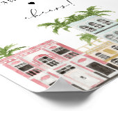 Poster SYMBOLE FIONA Watercolor Charleston SC Mimosa Bar (Coin)