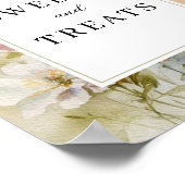 Poster SYMBOLE Fleur sauvage Rustique Aquarelle (Coin)