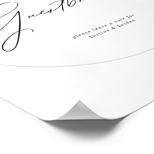 Poster Symbole floral Dusty Blue Boho (Coin)