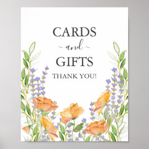 Poster Symbole Floral Mariages Cartes & Cadeaux
