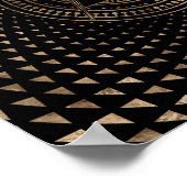 Poster Symbole franc-maçonnerie Carré et Compass (Coin)