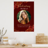 Poster Symbole funéraire de la Bourgogne et de l'or (Cuisine)