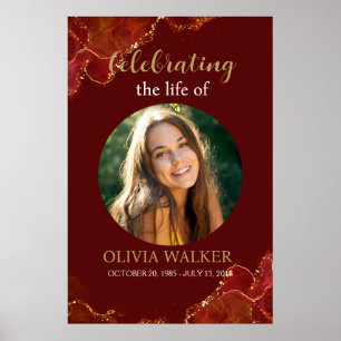 Poster Symbole funéraire de la Bourgogne et de l'or