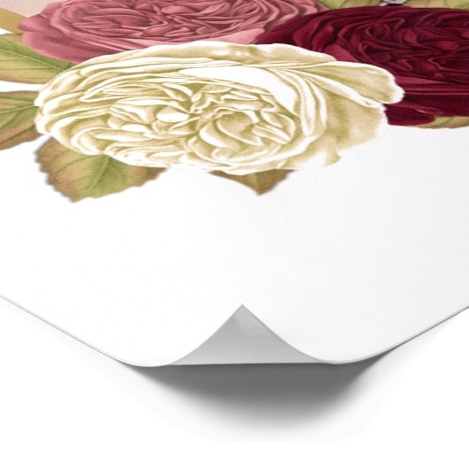 Poster Symbole funéraire photo de la fête de l'or blanc (Coin)