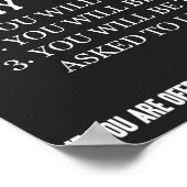 Poster Symbole Funny Gun Store "Idiots de l'attention" (Coin)