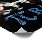 Poster Symbole Funny Octopus Pi Day pour professeur de ma (Coin)