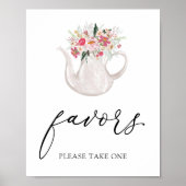 Poster Symbole Garden Tea Party Faveurs (Devant)