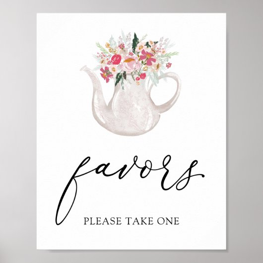 Poster Symbole Garden Tea Party Faveurs (Devant)