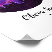 Poster Symbole Gemini Horoscope Constellation Rose (Coin)