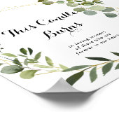 Poster Symbole géométrique Gold Tropical Cette bougie Brû (Coin)