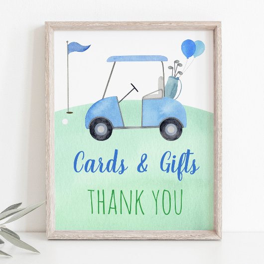 Poster Symbole Golf First Birthday Par-tee Cards & Gifts