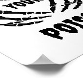 Poster Symbole Gothique Choisissez votre poison Halloween (Coin)