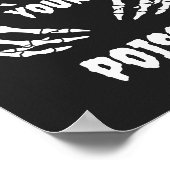 Poster Symbole Gothique Choisissez votre poison Halloween (Coin)