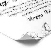 Poster Symbole gothique de la Fête des mariées de la chas (Coin)