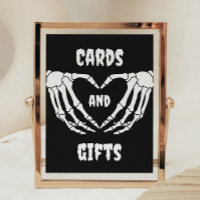 Symbole gothique Halloween Baby showers cartes et