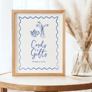 Poster Symbole gribouillant Doodbble Cartes et Cadeaux