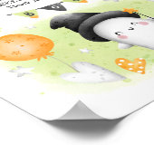 Poster SYMBOLE Halloween Baby shower Déchets (Coin)