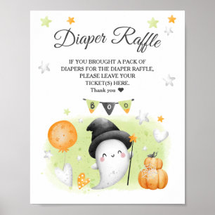 Poster SYMBOLE Halloween Baby shower Déchets