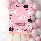 Poster SYMBOLE Halloween Baby shower Déchets Raffle Fille