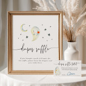 Poster SYMBOLE Halloween Baby shower fantôme Déchets