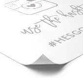 Poster Symbole Hashtag Oh Snap (Coin)