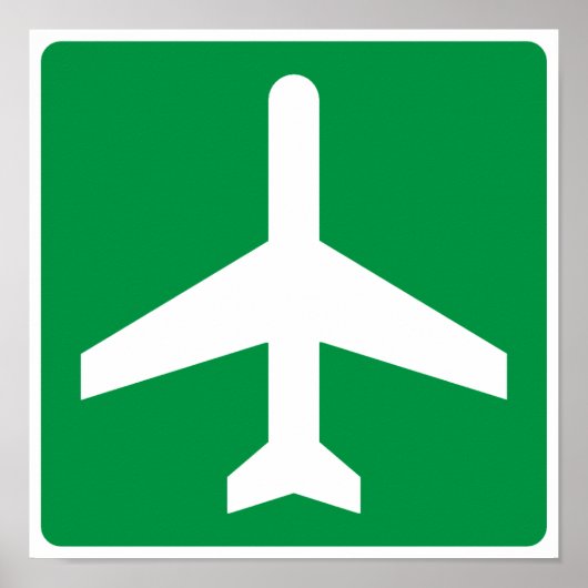 POSTER SYMBOLE HAUTE AÉROPORT (Devant)