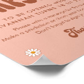 Poster SYMBOLE HIPPIE DAZE temps Super (Coin)